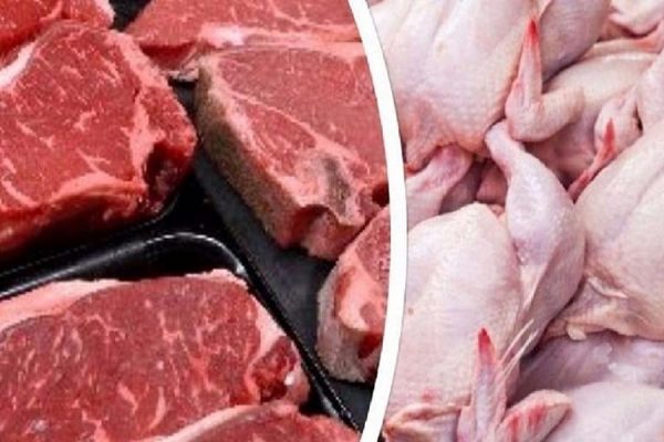 قیمت مرغ و گوشت افق سوم