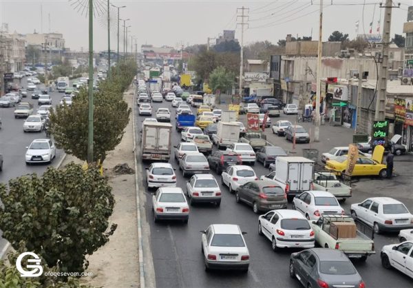 ترافیک روان در معابر تهران