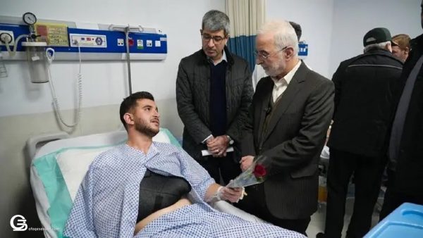 عیادت وزیر کشور از مجروحان حوادث تروریستی آمریکایی-صهیونیستی