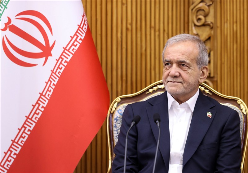 استقبال رسمی پزشکیان از علی الزیدی در سعدآباد